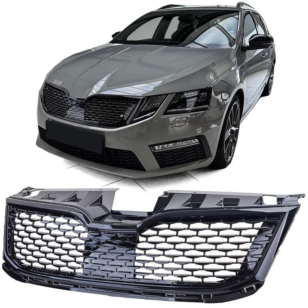 Sport Grill Geschikt Voor Skoda Octavia 5E Facelift Glans Zw, Verzenden