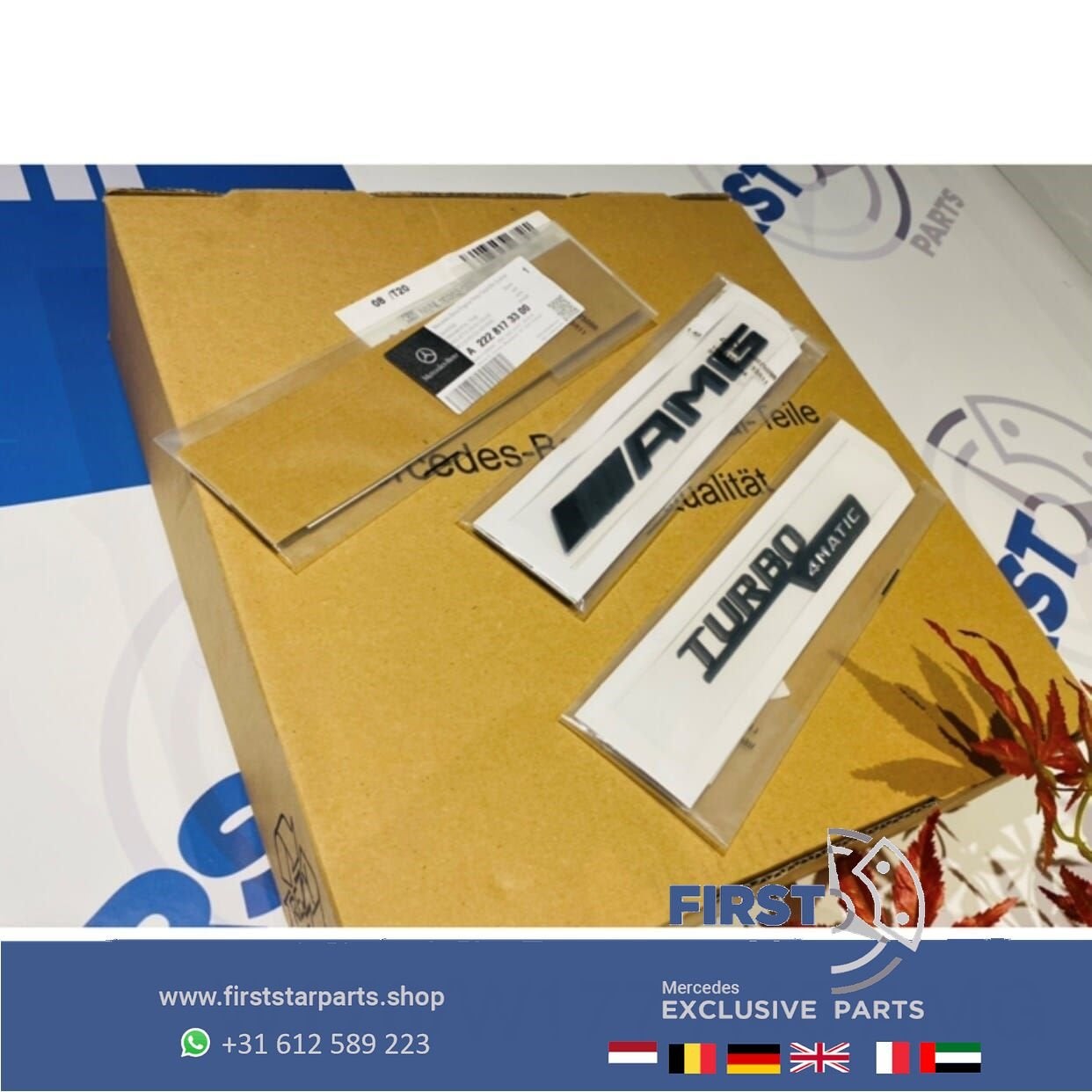 W176 W177 A45 AMG LOGO SET ZWART EMBLEMEN SET Mercedes A KLA, Gebruikt, -, Ophalen of Verzenden, -