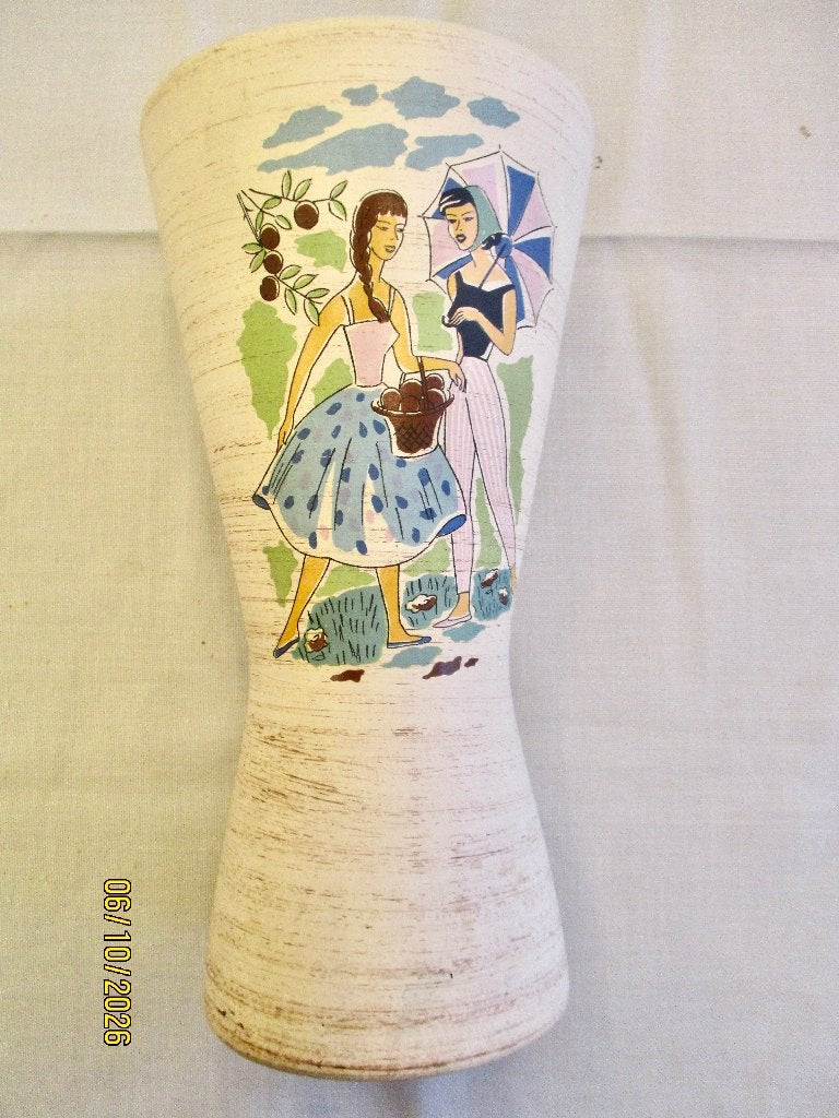 vaas w duitsland 1950, Antiek en Kunst, Ophalen of Verzenden