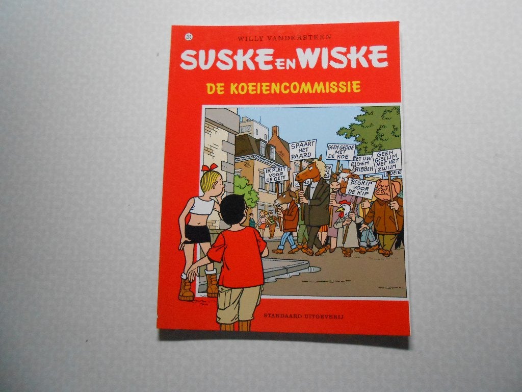 suske en wiske 268 De koeiencommissie 2001 1ste druk., Boeken, Willy Vandersteen, Eén stripboek, Nieuw, Ophalen of Verzenden