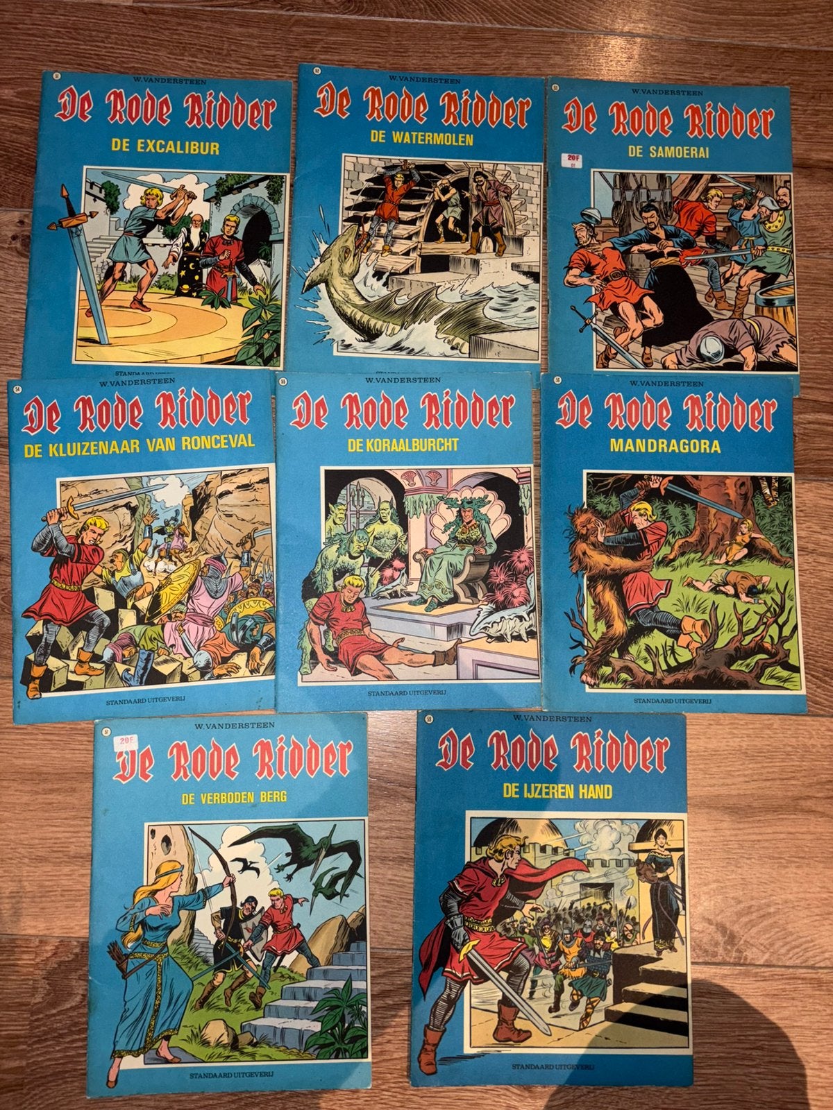 Strips De Rode Ridder, Boeken, Meerdere stripboeken, Ophalen of Verzenden, Gelezen