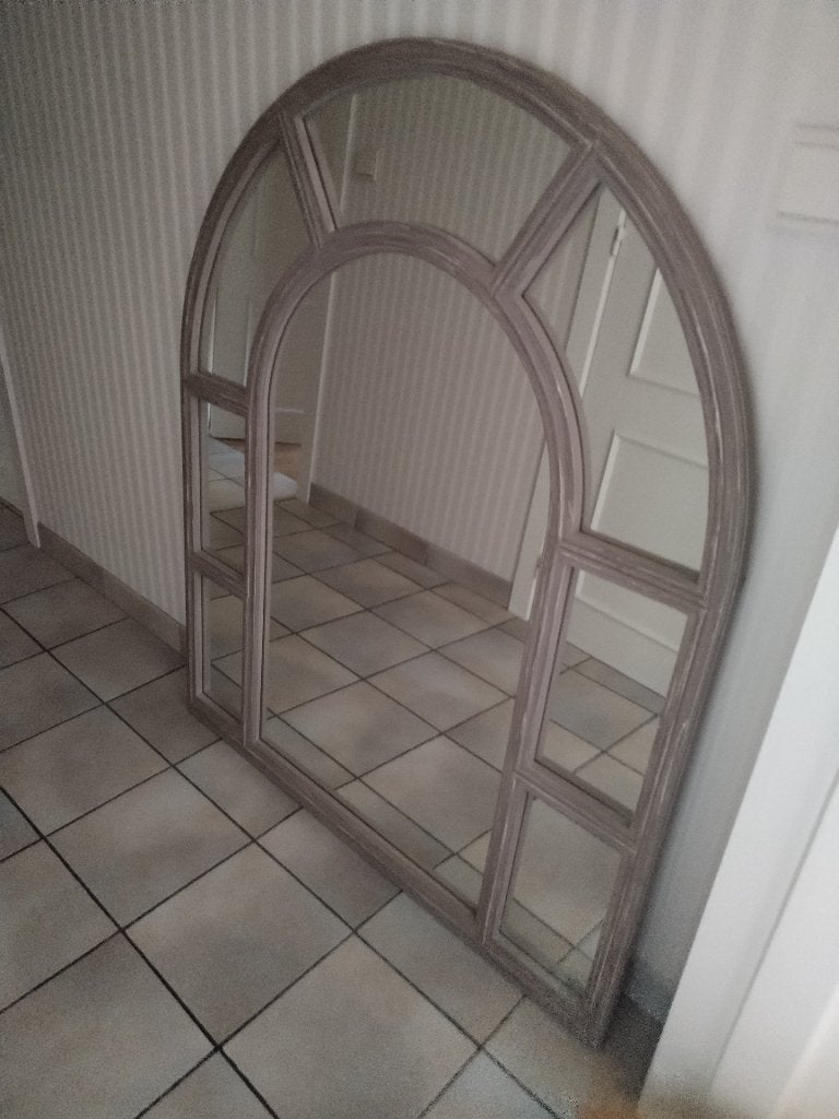 Landelijke spiegel, Maison & Meubles, Accessoires pour la Maison | Miroirs, Enlèvement, Utilisé, 75 à 100 cm, 100 à 150 cm