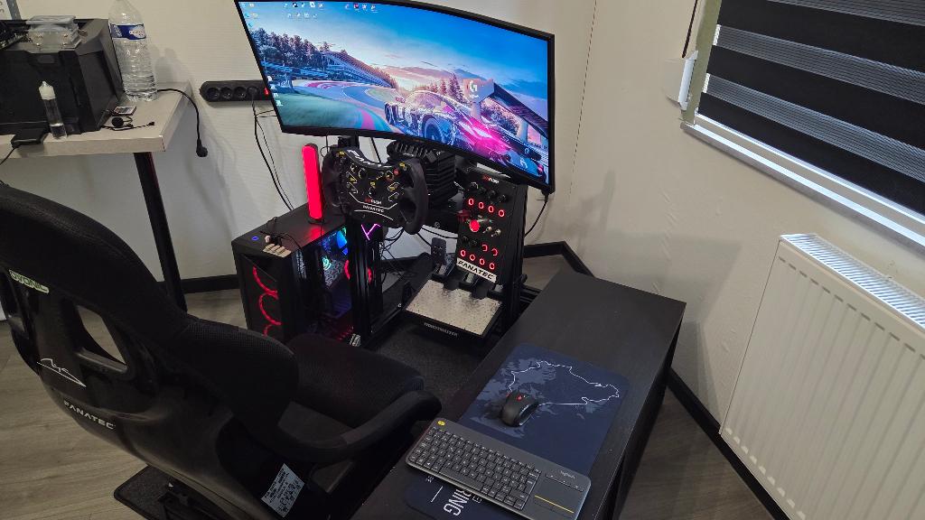Simulateur de course complet, Games en Spelcomputers, Spelcomputers | Sony Consoles | Accessoires, Zo goed als nieuw, Stuur of Pedalen