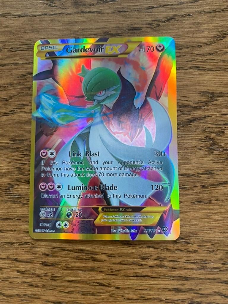Pokemon kaart "GardevoirEX", Ophalen of Verzenden, Zo goed als nieuw, Losse kaart, Foil