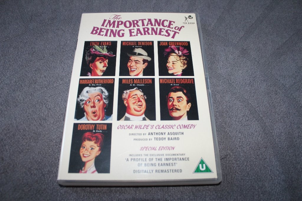 DVD The Importance of Being Earnest (import regio 2), CD & DVD, DVD | Classiques, À partir de 6 ans, Enlèvement ou Envoi, Comédie