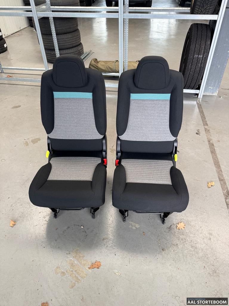 2x stoelen voor 3e rij in Berlingo, Partner, Combo Life, Pro, Auto-onderdelen, Interieur en Bekleding, Citroën, Opel, Peugeot