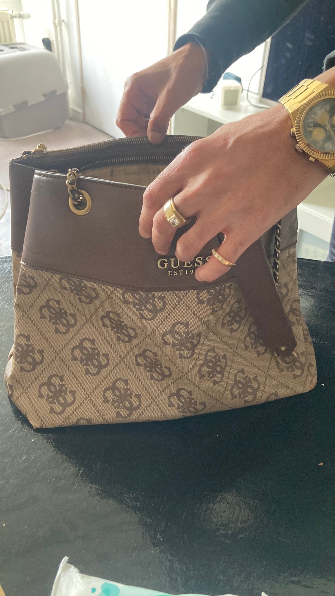 Guess handtass, Handtassen en Accessoires, Ophalen, Gebruikt, Handtas