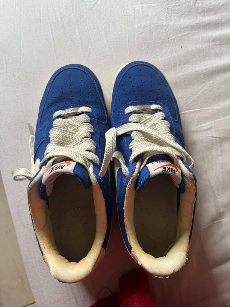 Chaussures nike, Enlèvement ou Envoi, Chaussures à lacets, Porté, Bleu
