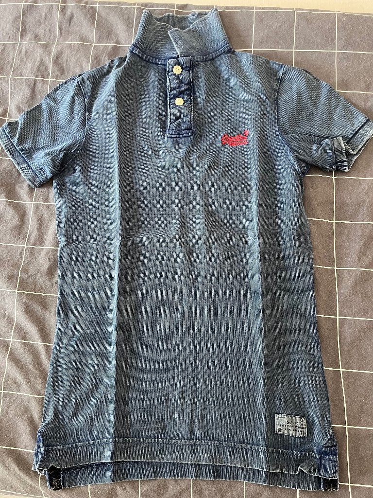 Polo Superdry maat XS, Enlèvement ou Envoi, SuperDry, Porté, Bleu