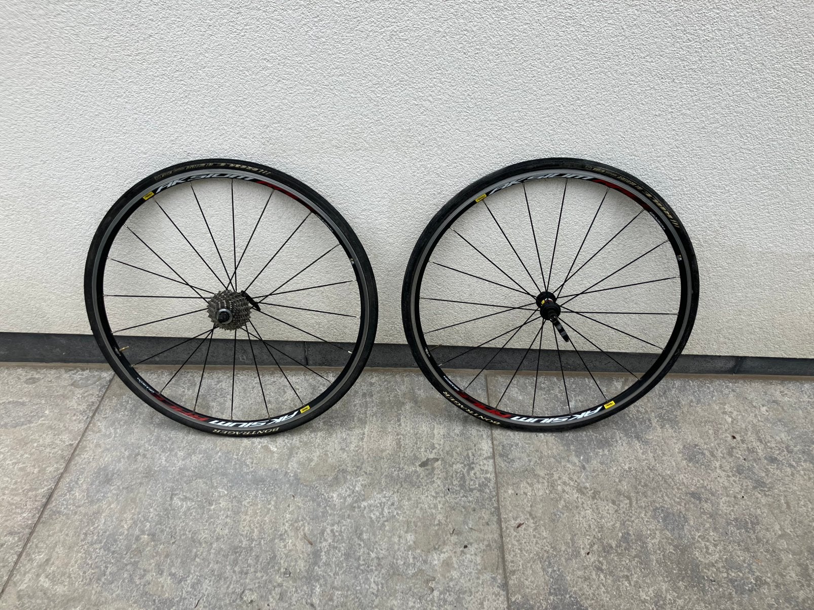 Racefietswielen Mavic Aksium velgrem, Gebruikt, Aluminium, Racefiets, Ophalen