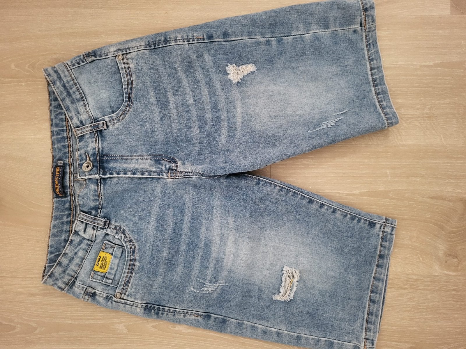 Jeans short, Kleding | Heren, Ophalen of Verzenden, Zo goed als nieuw, Blauw