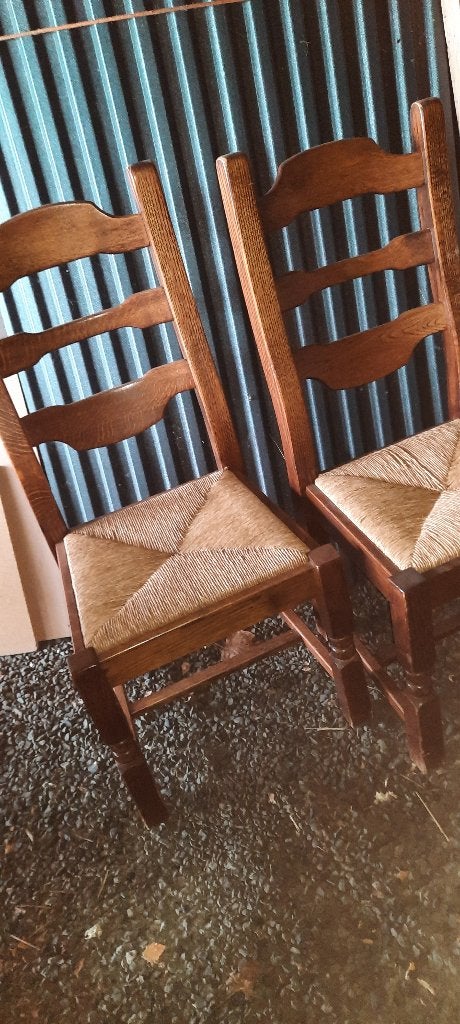 Chaises, Brun, Enlèvement, Bois, Cinq, Six Chaises ou plus