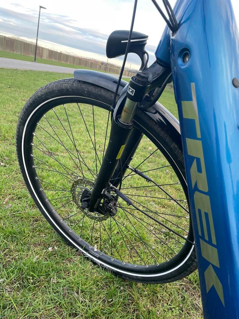 Electric fiets Merk Trek District+ 6 in prima staat💯👌, Fietsen en Brommers, Fietsen | Dames | Sportfietsen en Toerfietsen, Ophalen of Verzenden