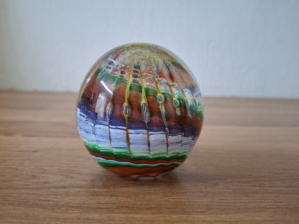 Verre phénicien vintage, presse-papier de Malte, Antiquités & Art, Antiquités | Verre & Cristal, Enlèvement ou Envoi