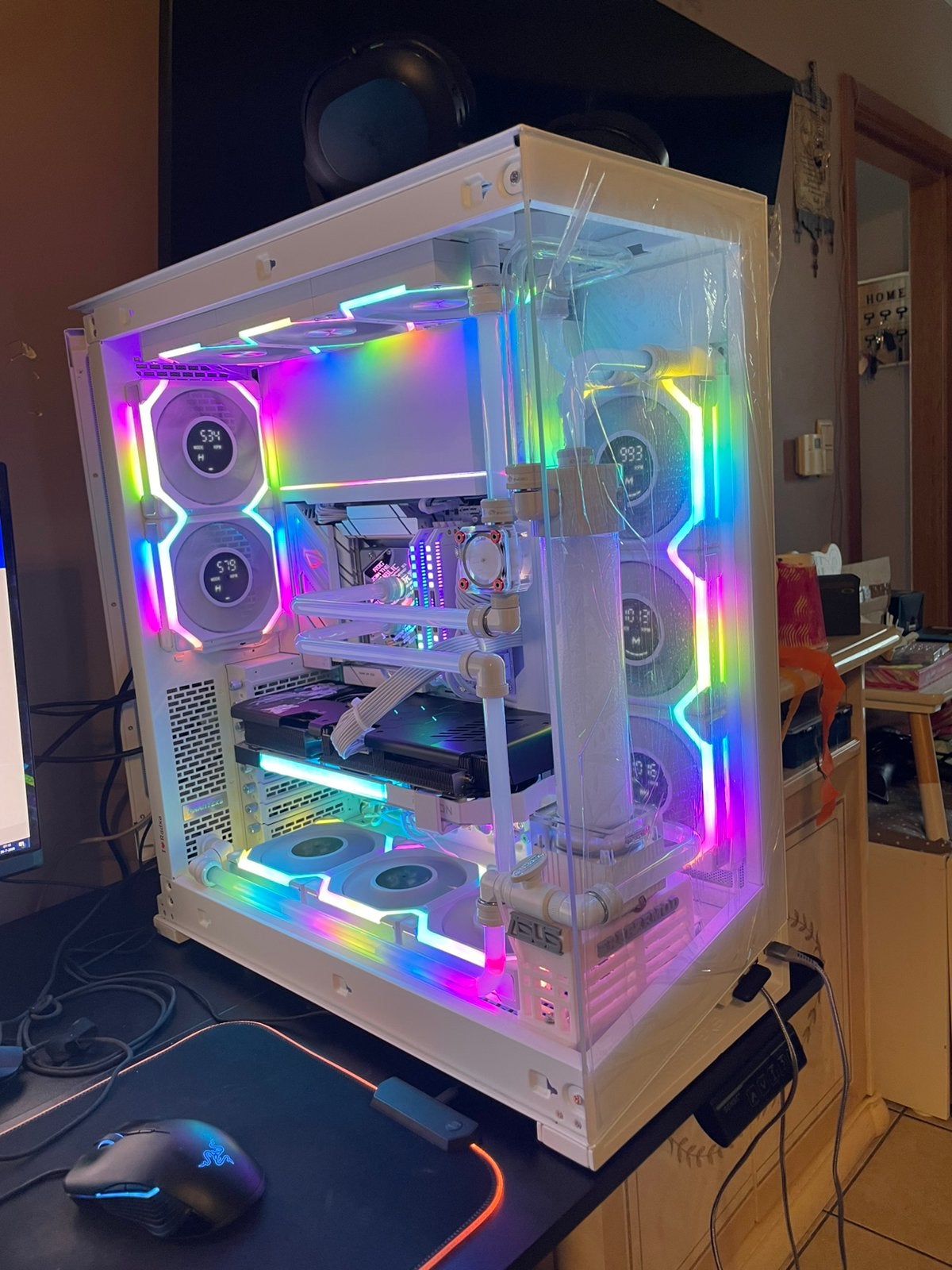 ULTIEME HIGH-END CUSTOM WATERGEKOELDE GAME PC, Ophalen, Zo goed als nieuw, Gaming, SSD