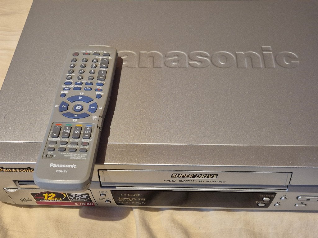 PANASONIC VCR NV-SJ420EGMS (VHS video-recorder), Audio, Tv en Foto, Videospelers, Ophalen of Verzenden, Gebruikt, VHS-speler of -recorder