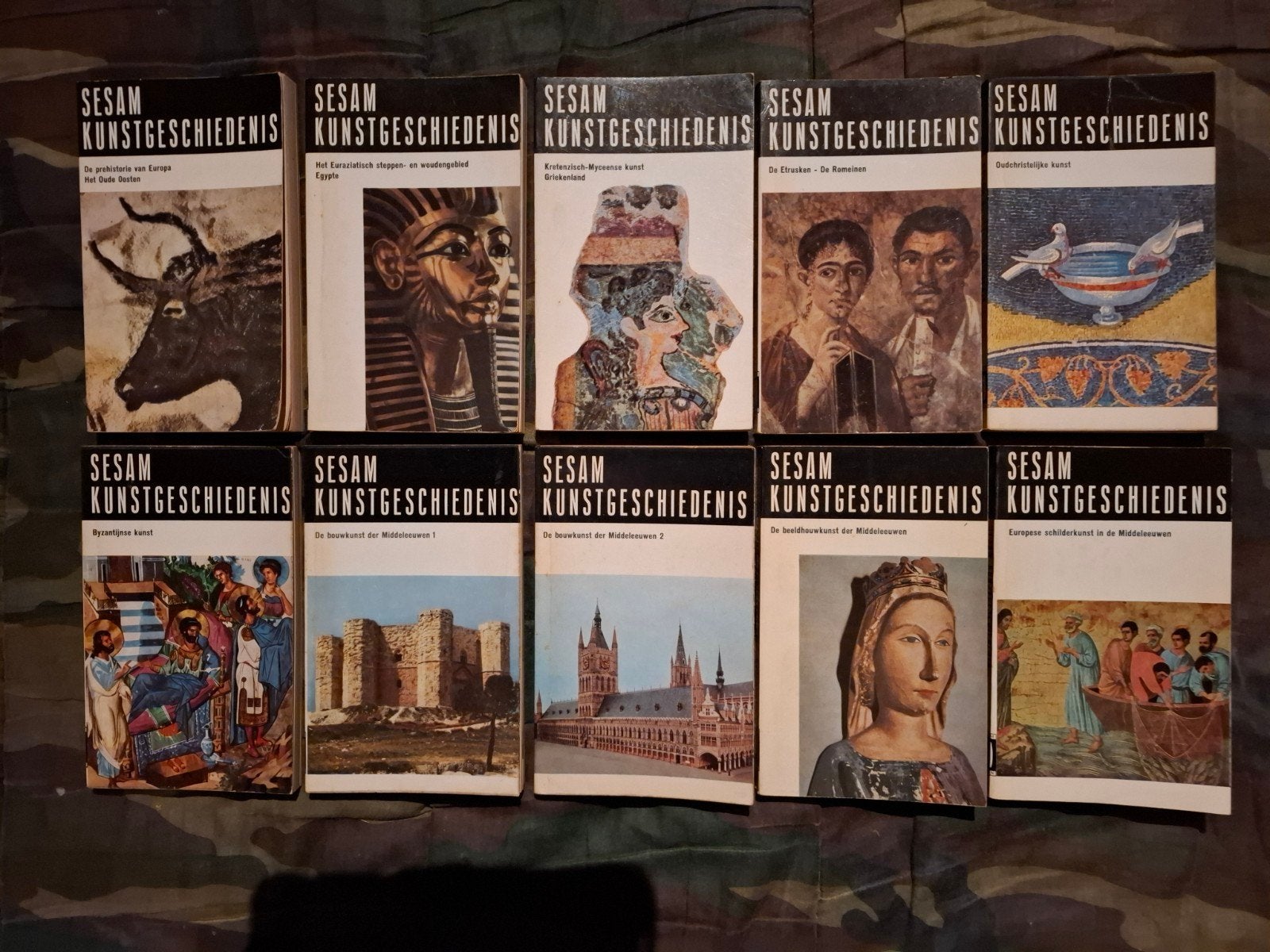 Sesam Kunstgeschiedenis boekjes 1 - 10, Boeken, Ophalen of Verzenden, Gelezen