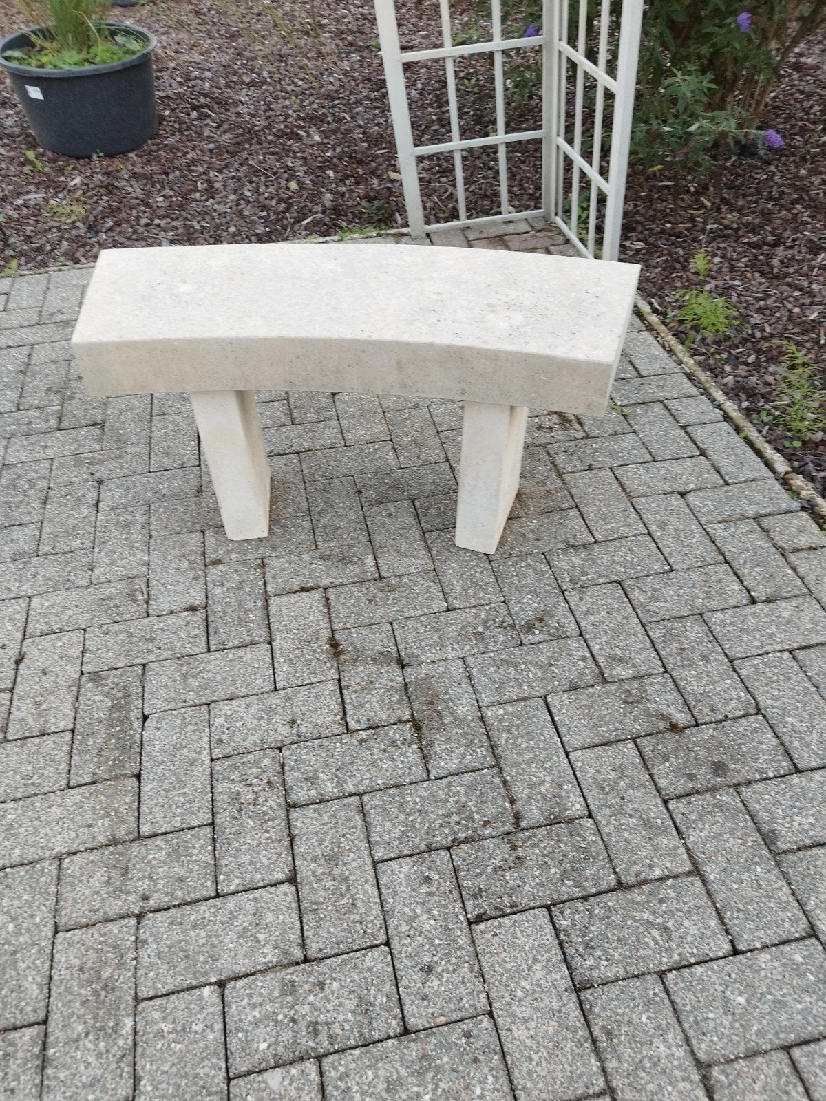 stenen bankje, Tuin en Terras, Ophalen