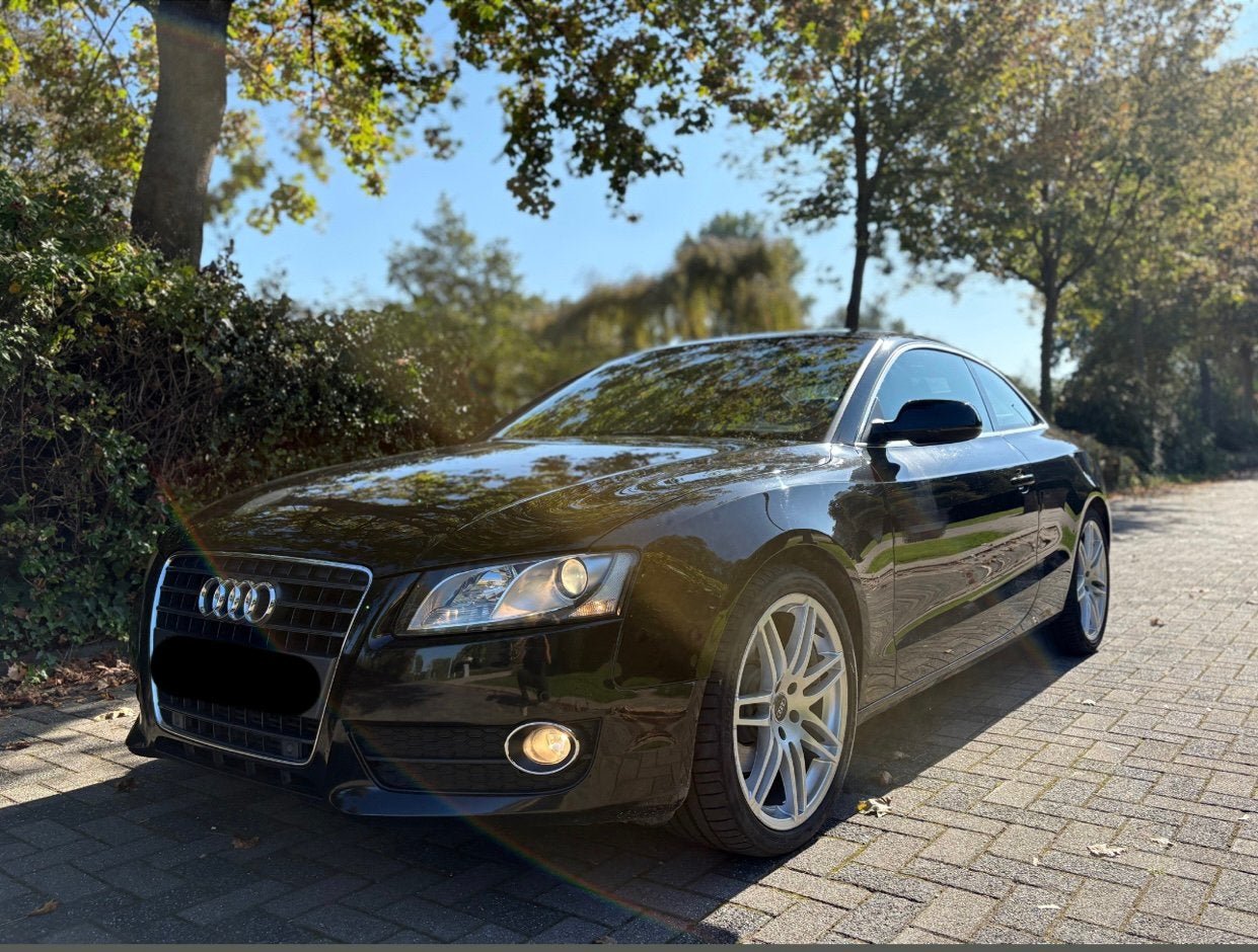 Audi A5 Exclusive 1,8TFSI 160PK 2010 AUTOMAAT xenon navi, Auto's, 4 cilinders, Xenon verlichting, Zwart, Leder