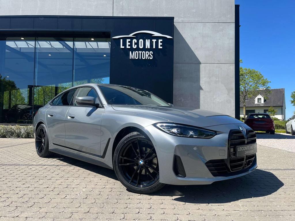 BMW 4 Serie 420 Gran Coupé 420iA Sportzetels/Carplay/Camera, Cuir, Argent ou Gris, Achat, Noir