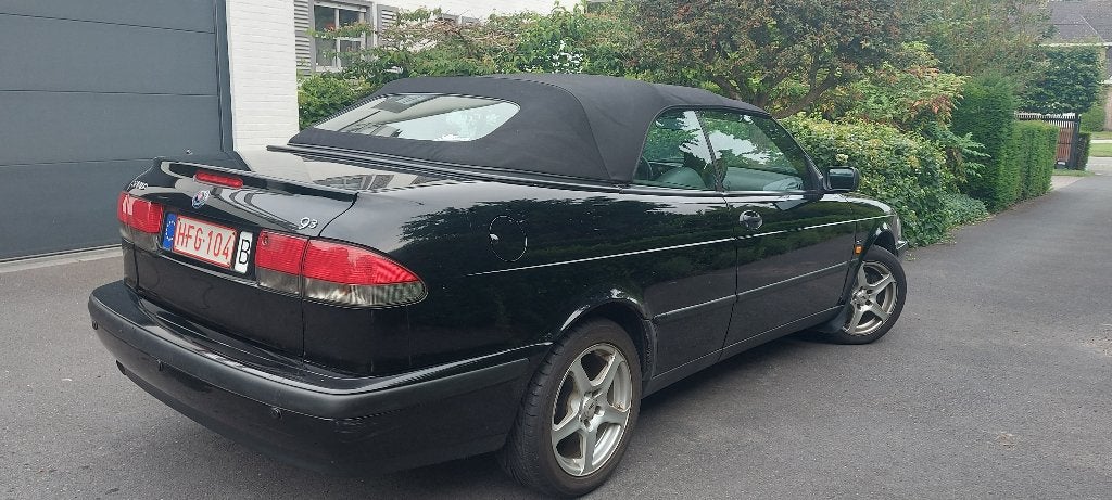Saab Cabriolet, 1998, noir, Autos, Cuir, Achat, Cabriolet, Noir
