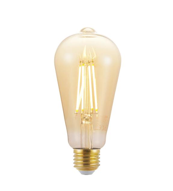 LED lamp E27 2.500K amber 6 stuks - nieuw, Huis en Inrichting, Lampen | Losse lampen, Ophalen of Verzenden, Nieuw, E27 (groot)
