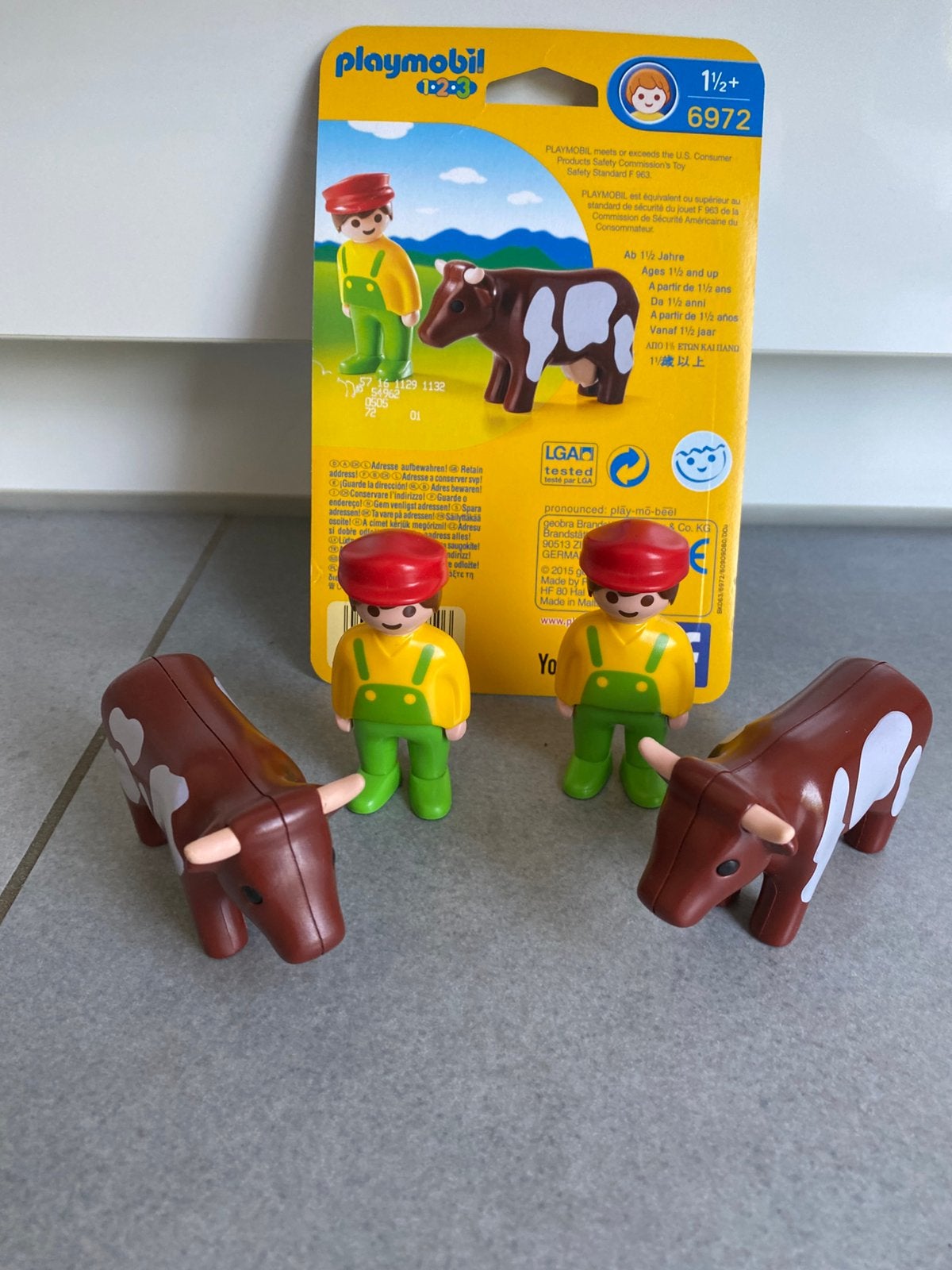 Playmobil 123 boer met koe 6972, Enlèvement