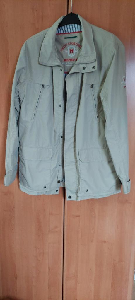 REGENJAS MEPHISTO, Ophalen, Maat 52/54 (L), Beige, Zo goed als nieuw