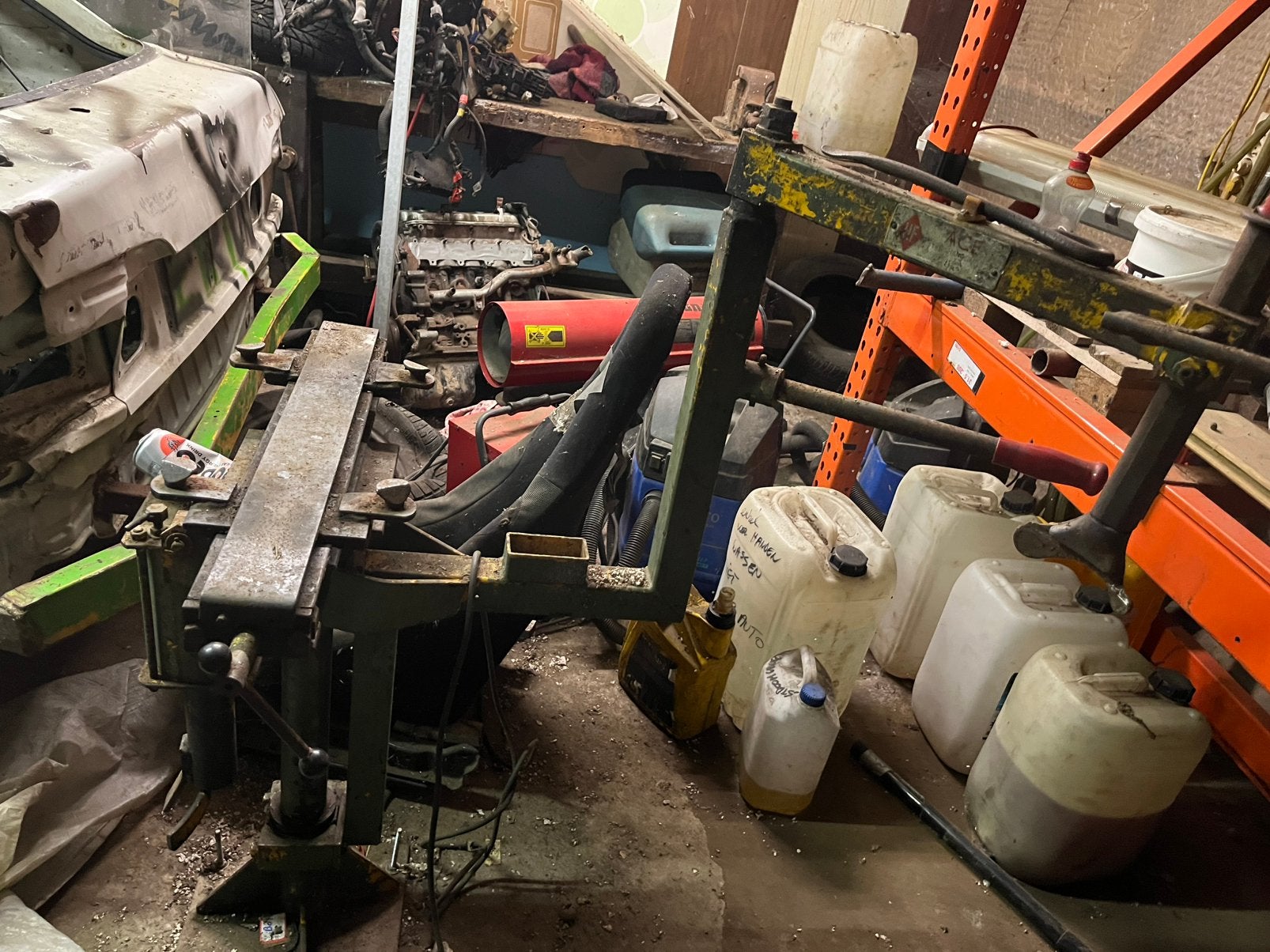 Manueel bandenmonteermachine, Ophalen, Gebruikt