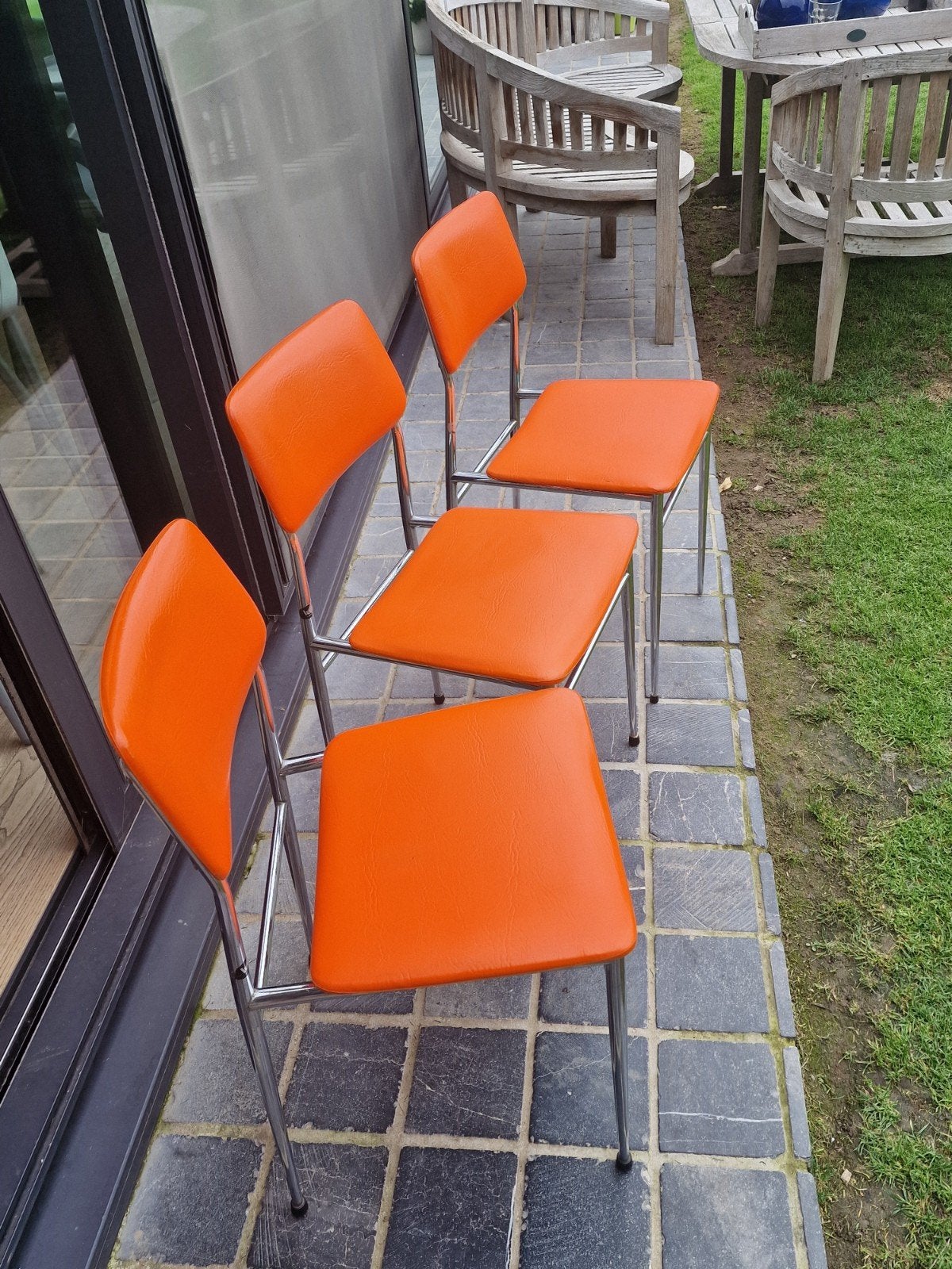 vintage stoelen merk Lafa., Huis en Inrichting, Ophalen