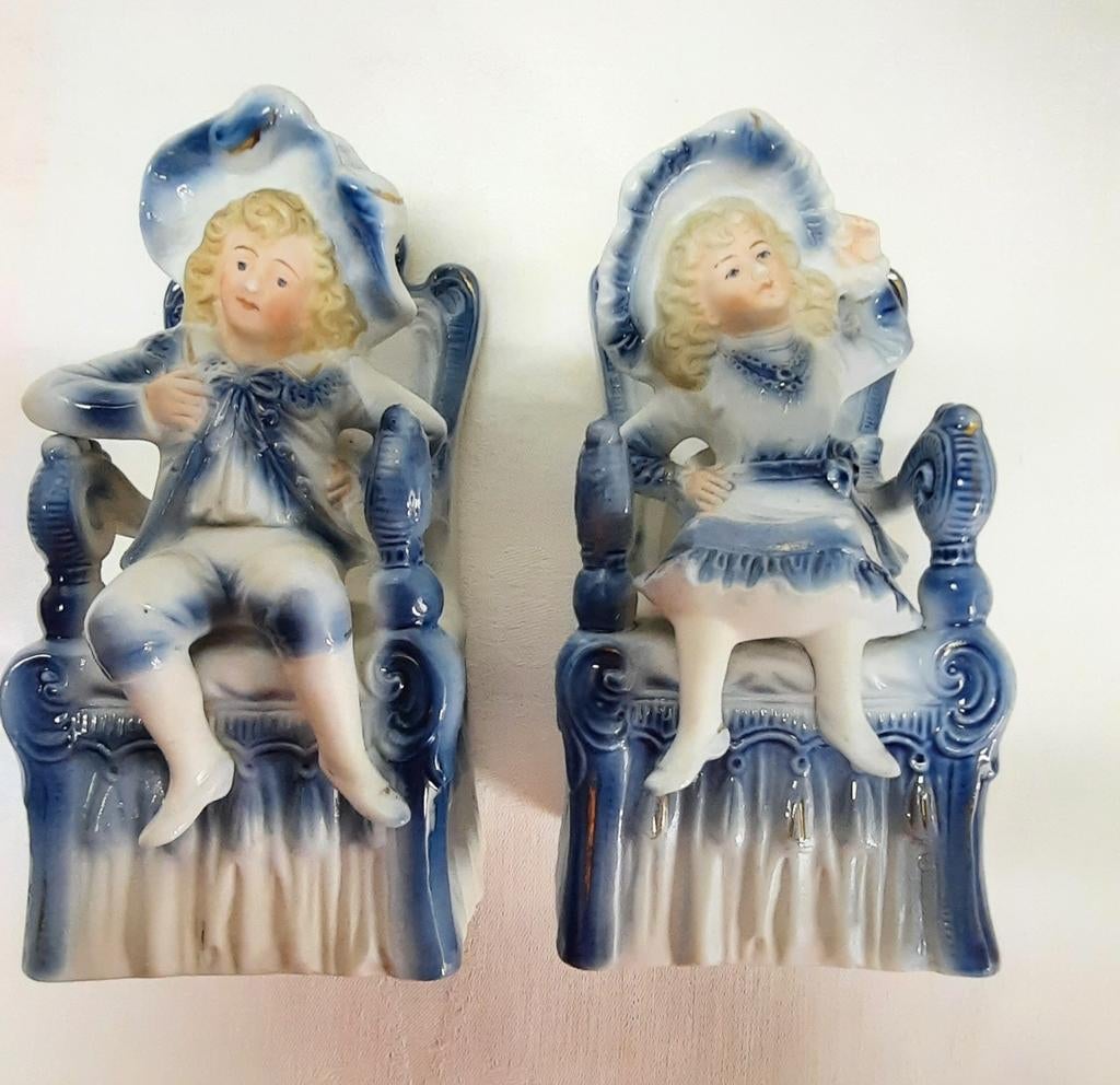 Beeldjes in biscuit porselein, Enlèvement ou Envoi