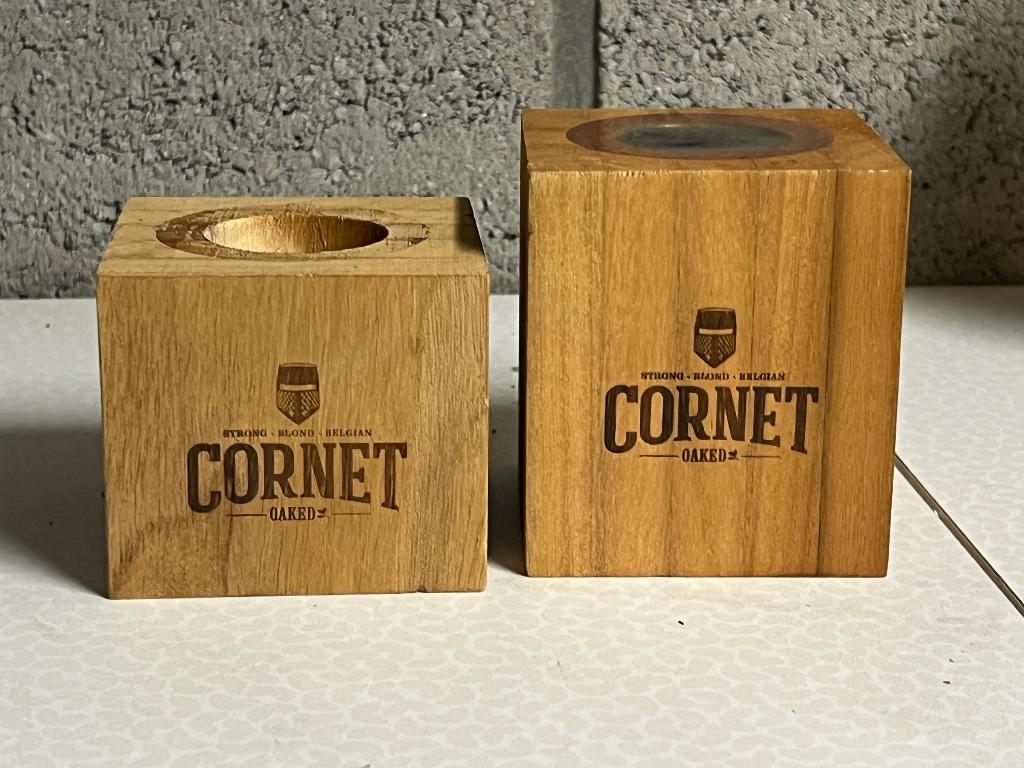 Cornet theelichthouders, Verzamelen, Ophalen of Verzenden, Gebruikt, Overige typen, Overige merken