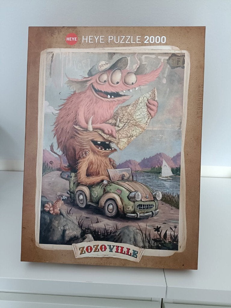 Puzzel Heye "RoadTrippin" 2000 Stukjes, Ophalen of Verzenden, Meer dan 1500 stukjes, Zo goed als nieuw, Legpuzzel
