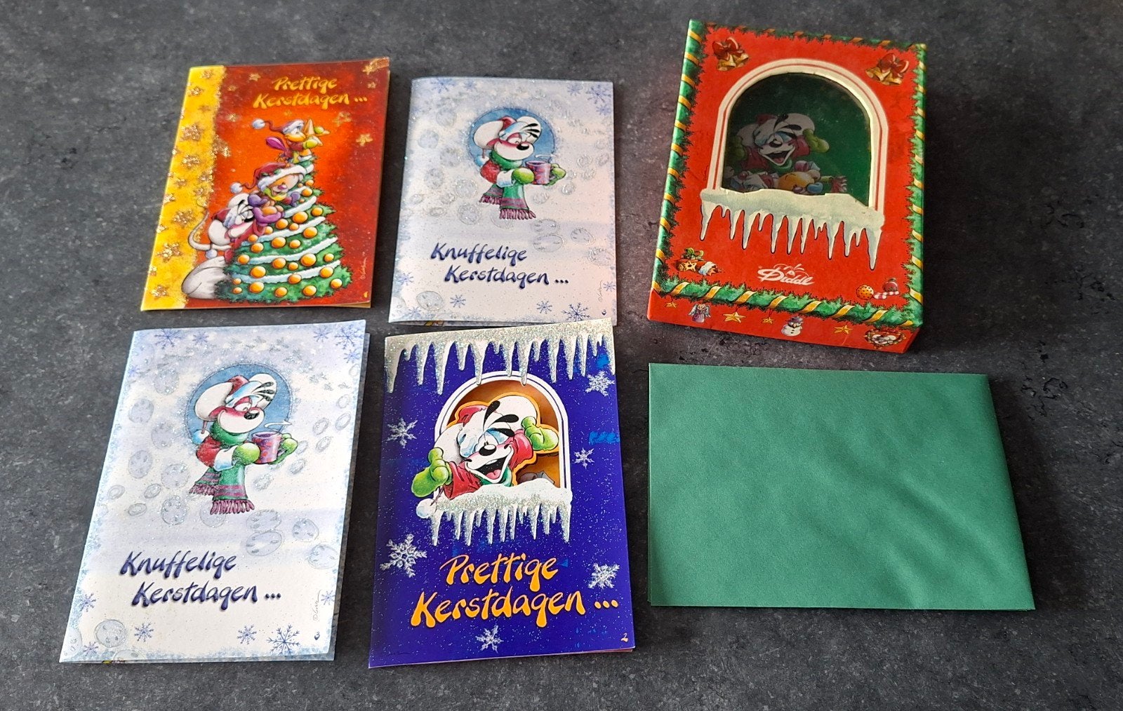 Diddl kerstkaarten, Collections, Diddl, Enlèvement, Diddl, Neuf, Papier, Carte ou Papeterie