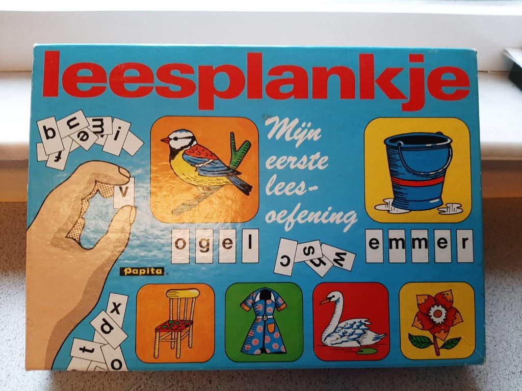 Papita Leesplankje – mijn eerste leesoefening retro, Ophalen of Verzenden