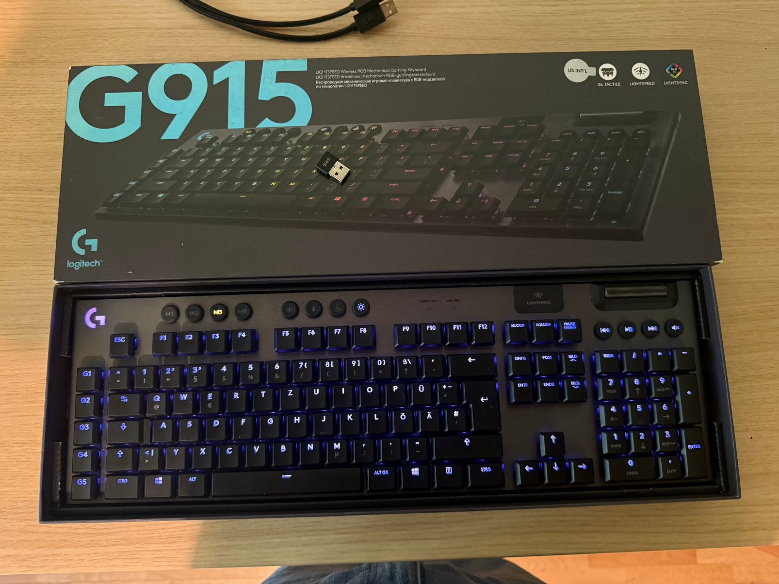 Logitech G915 lightspeed toetsenbord, Ophalen, Zo goed als nieuw, Gaming toetsenbord