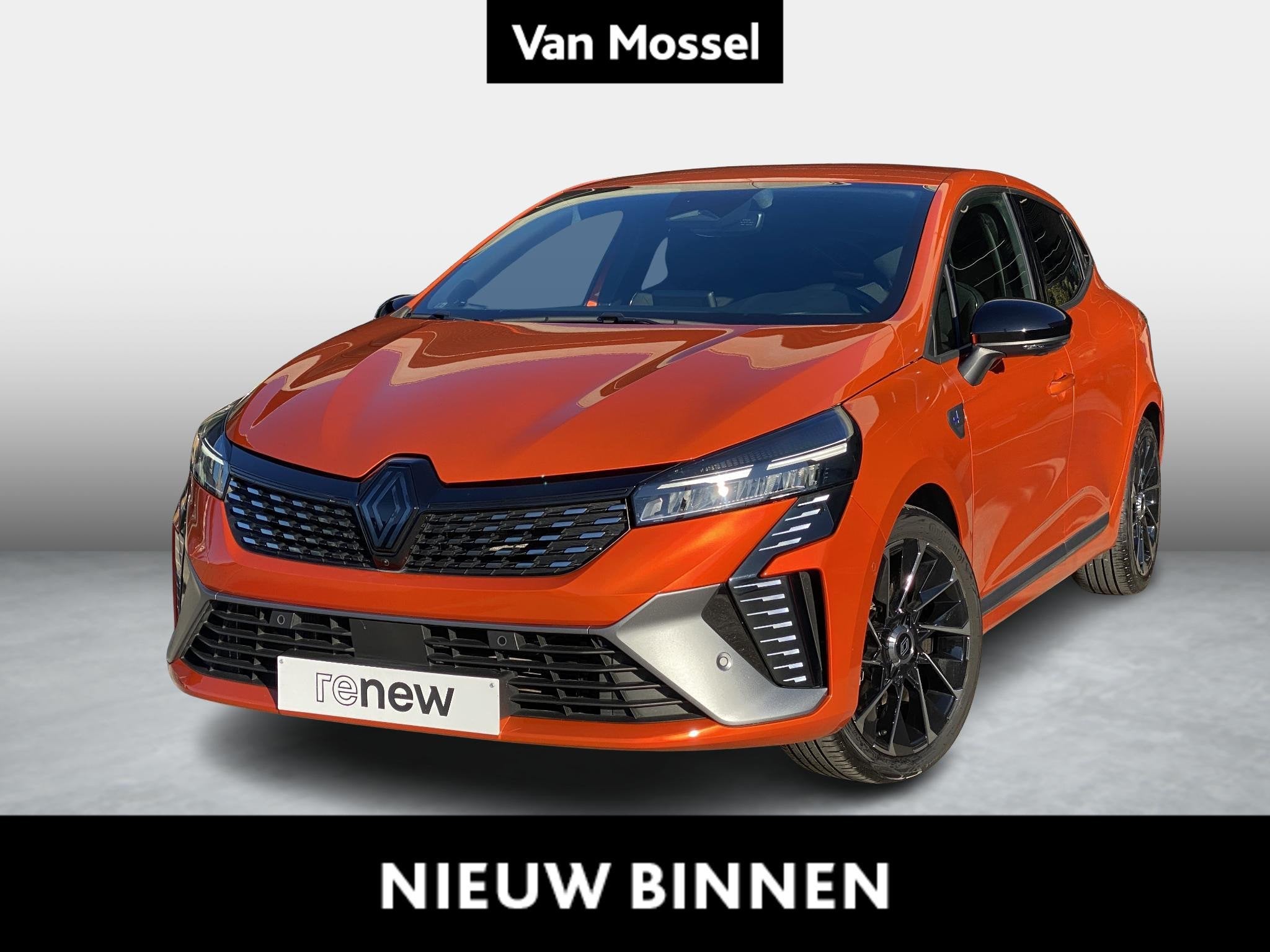 Renault Clio Esprit Alpine hybrid E-TECH 145, Auto's, Stof, Gebruikt, Zwart, 665 kg
