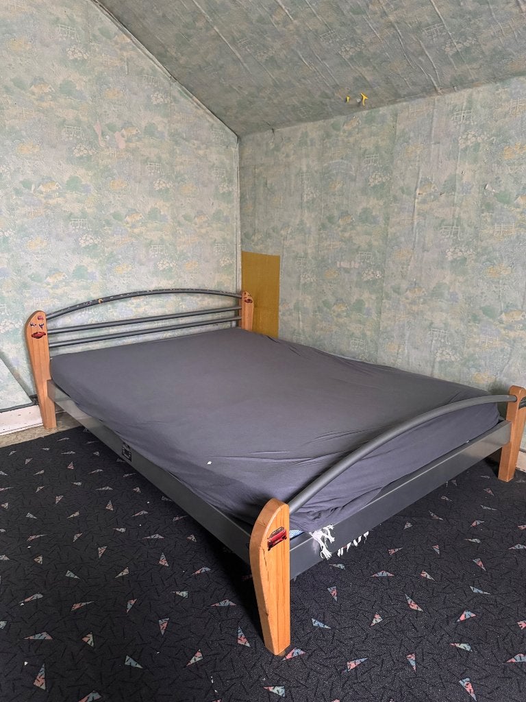 Bed, Ophalen, Gebruikt, Tweepersoons