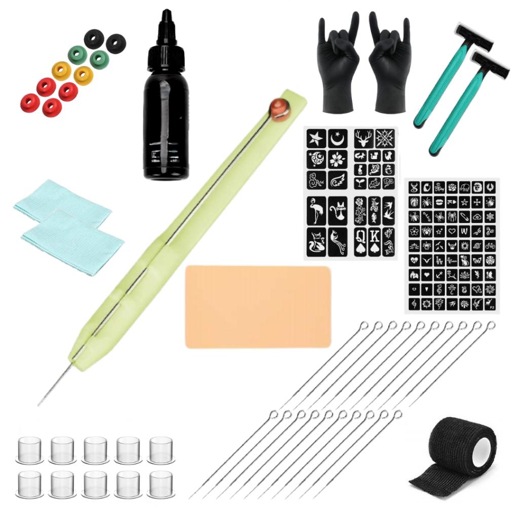Stick & Poke / Handpoke tattoo kit – Neuf, Hobby & Loisirs créatifs, Dessin, Neuf, Autres types, Enlèvement ou Envoi