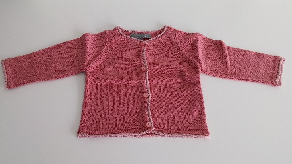 Roze gilet van JBC, maat 56, Kinderen en Baby's, Babykleding | Maat 56, Ophalen of Verzenden, Zo goed als nieuw, JBC., Truitje of Vestje