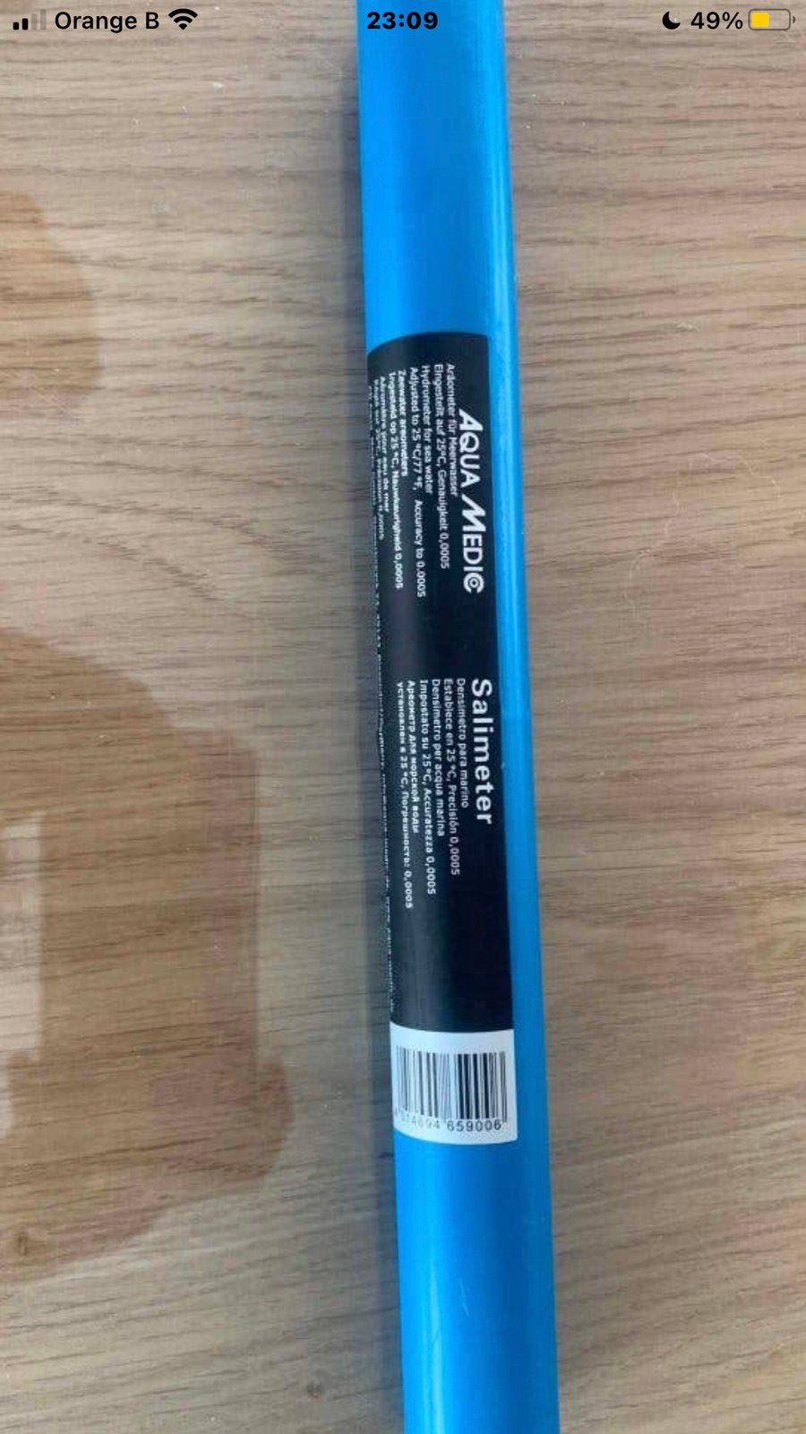 Aqua Medic salimeter voor zout aquarium, Dieren en Toebehoren, Ophalen of Verzenden, Aqua Medic