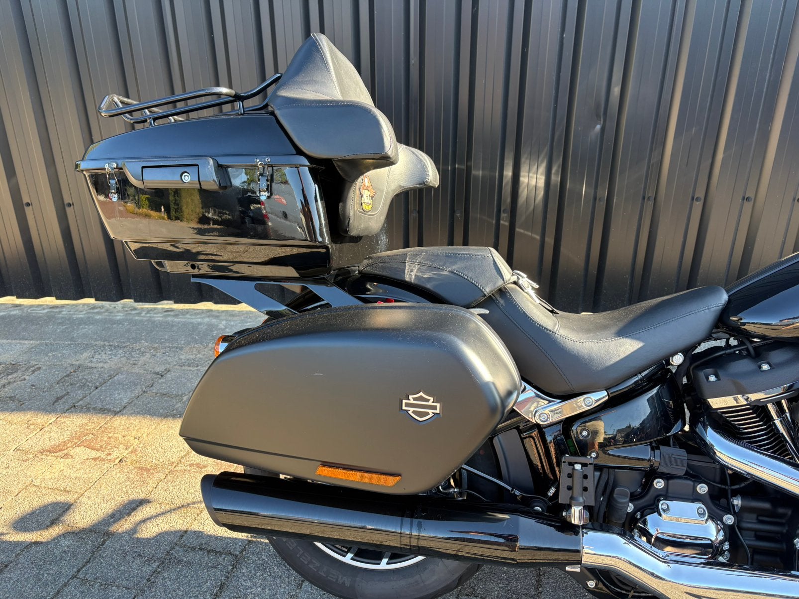 Topkoffer Harley, Motoren, Ophalen, Gebruikt