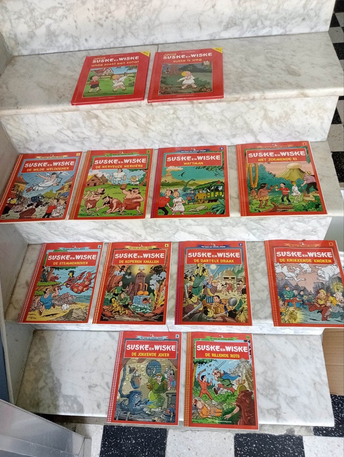 speciale reeks van 12 Suske en Wiske strips, Enlèvement ou Envoi