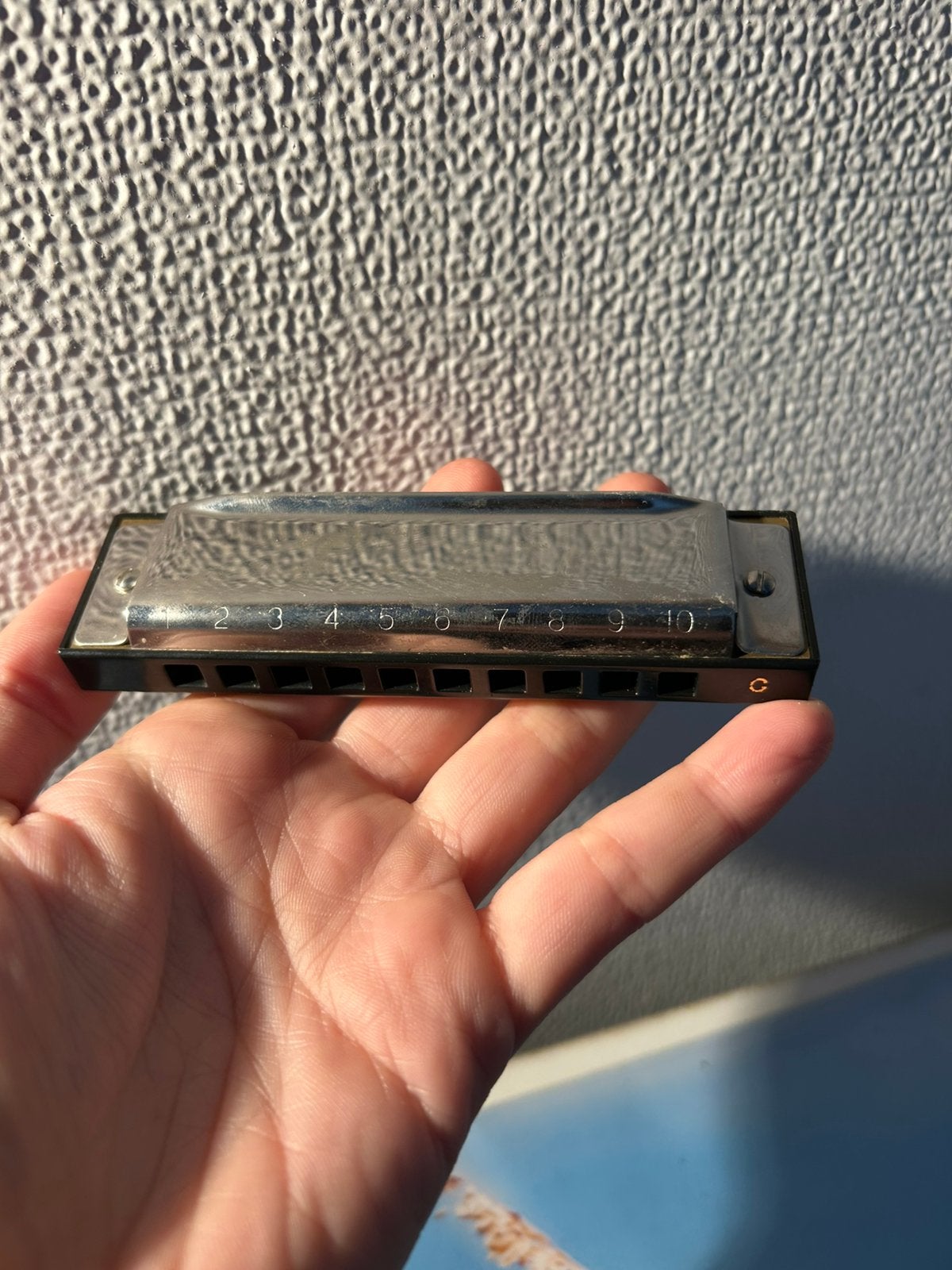 10-gaats diatonische mondharmonica – C, Musique & Instruments, Enlèvement ou Envoi, Comme neuf