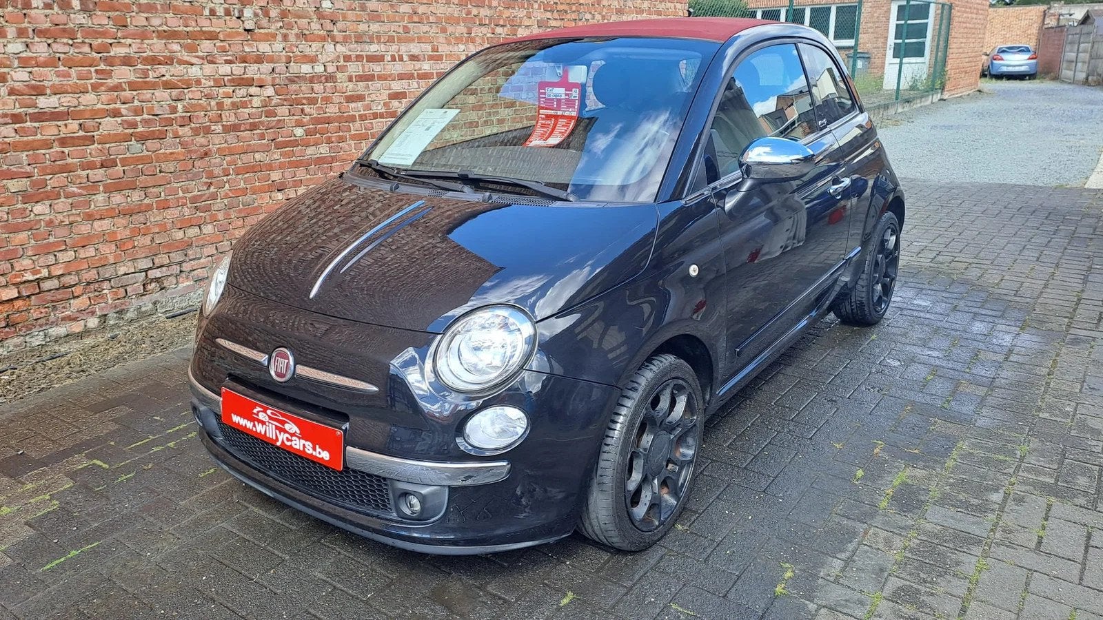 Fiat 500C 1.2i cabrio*Lounge*Auto airco*alu velgen*Topper!*, Autos, Achat, Euro 6, Entreprise, Noir