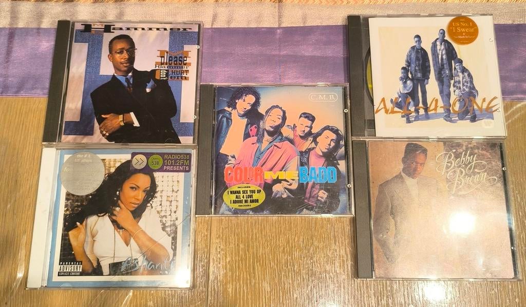 5 cd's R&B en Hiphop/Rap, Enlèvement
