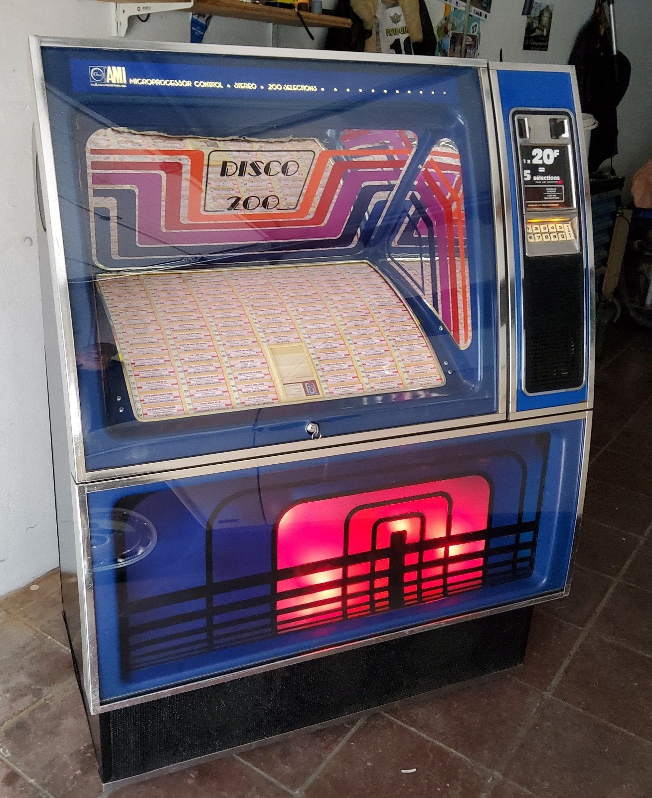 Jukebox Rowe Ami R83 Disco Model, Verzamelen, Ophalen, Ami