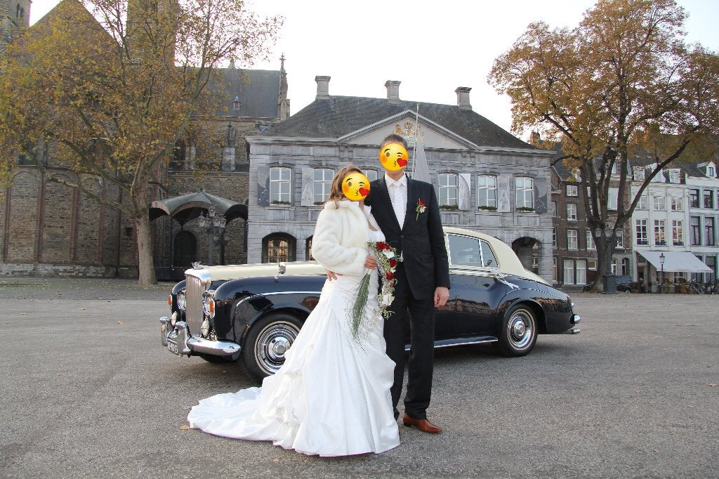Bruidsjurk Maggie Sottero couture (maat 12/40), Ophalen of Verzenden, Zo goed als nieuw, Wit, Trouwjurk