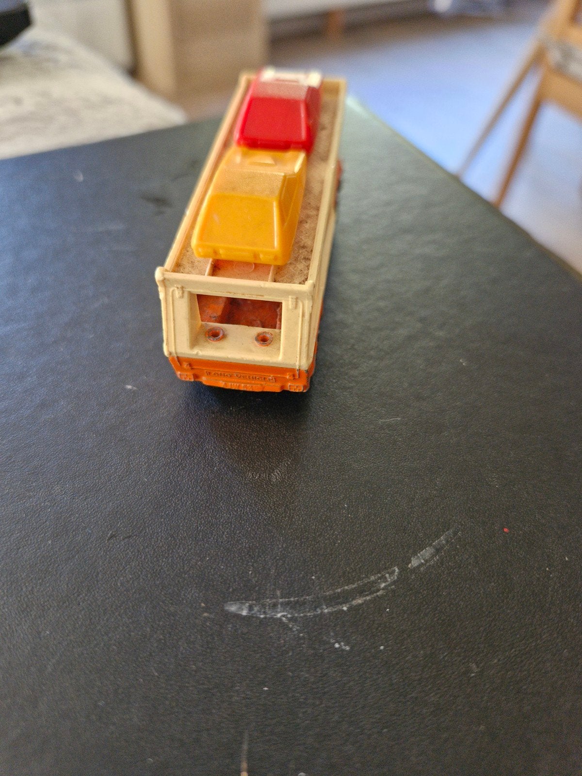 Matchbox car transporter, nr 11. Made by Lesney . 1976., Hobby en Vrije tijd, Ophalen of Verzenden, Gebruikt, Bus of Vrachtwagen
