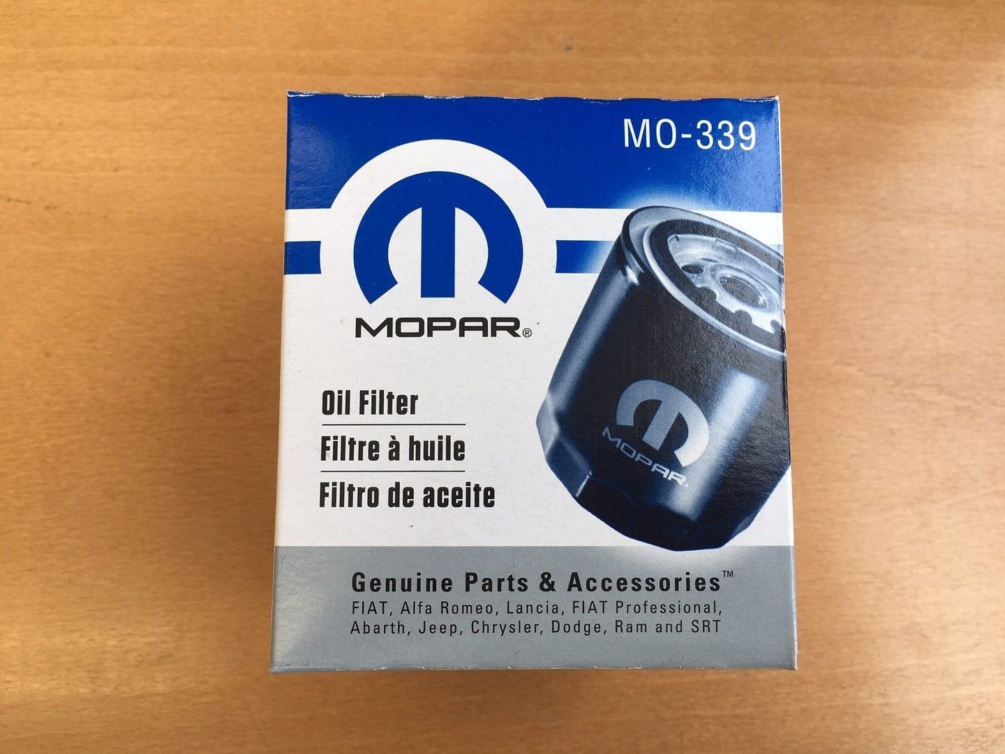Mopar MO-339 Dodge Chrysler Jeep Fiat oliefilter, -, -, Nieuw, Ophalen of Verzenden